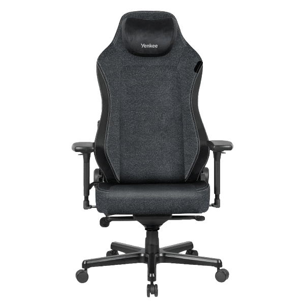 Gaming stolica Yenkee Apollon YGC 1000BK crna — prednji prikaz
